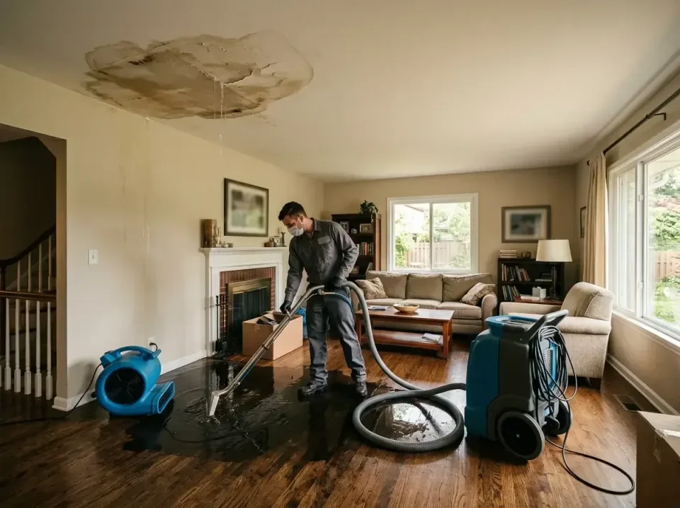 attic-pipe-burst-ceiling-drip-008 — frequently asked questions, Water Damage Restoration & Carpet Care in Parker, FL